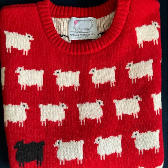 Rowing Blazers Sweaters Warm Wonderful Diana Sheep Sweater Vest L